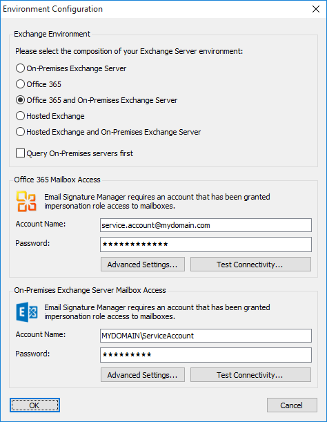 Environment Configuration