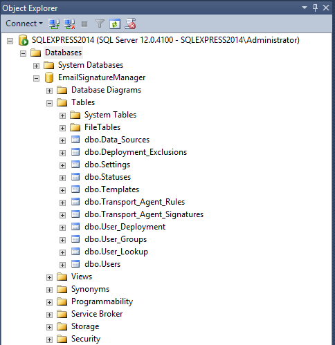 Database Structure