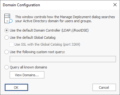 Domain Configuration