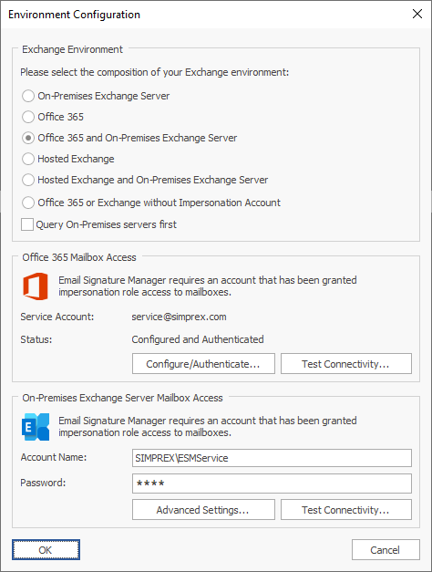 Environment Configuration